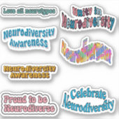 Sticker Pack de sensibilisation à la neurodiversité (Devant)