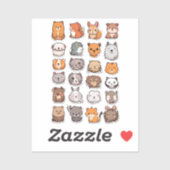 Sticker Pack des Compagnons de Critter joueurs (Feuille)