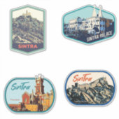 Sticker Pack d'illustration Sintra Portugal (Devant)