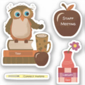 Sticker Pack du gestionnaire des enseignants (Recto)