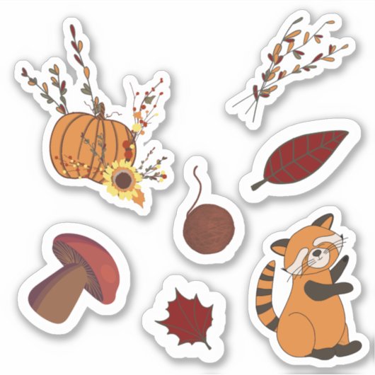 Sticker Pack Humeur d'automne 2 (Devant)