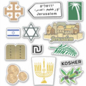 Sticker Pack Jérusalem Travel Journal Starter Kit (Devant)