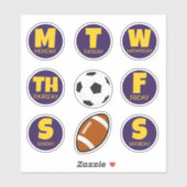 Sticker Pack Jours de la semaine (Feuille)