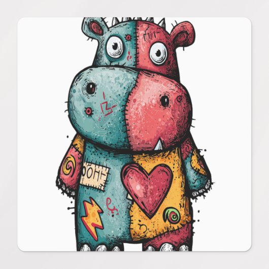 Sticker Pack - Lapin, Hippo & Tiger Chat (Design 2)