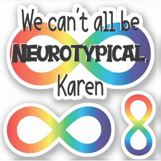 Sticker Pack - Neurodiversiteit Autisme Awareness (Voorkant)