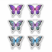 Sticker Pack papillon d'été coloré (Devant)