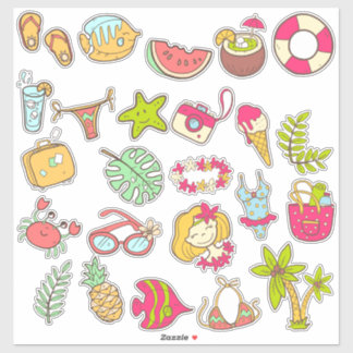 Sticker Pack Plage