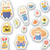 Sticker Pack Woodland Friends (Devant)