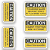 Sticker Packs de pointes de casque de prudence (Recto)