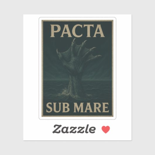 Sticker Pacta Sub Mare - Pacte des Profonds (Feuille)
