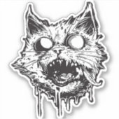 Sticker Pactées particulières : L'Oddité Feline Monochroma (Devant)