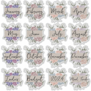 Sticker Pages de couverture BuJo Coupe personnalisée Stick