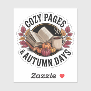 Sticker Pages douillettes & Journées d'automne Livre Vinta