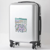 Sticker Paillettes de Confiance de Licorne et Conception d (Sur valise)