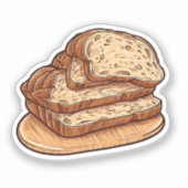 Sticker Pain de dessin animé (Recto)