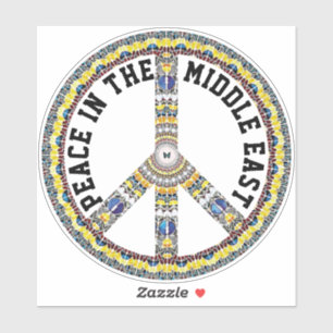 STICKER PAIX AU MOYEN-ORIENT - GÉOMÉTRIQUE
