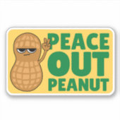 STICKER PAIX SORTIE PEANUT SAISY CUTE NUT (Devant)