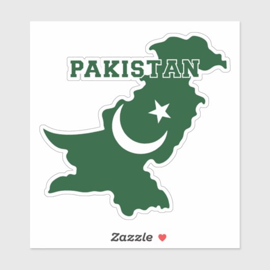 Sticker Pakistan (Feuille)
