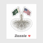 Sticker Pakistani-American (Feuille)