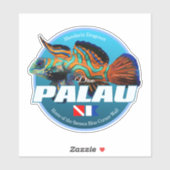 Sticker Palau de plongée (DD2) (Feuille)