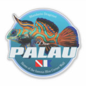 Sticker Palau de plongée (DD2) (Devant)
