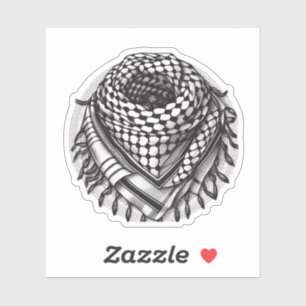 Sticker PALESTINE Keffiyeh