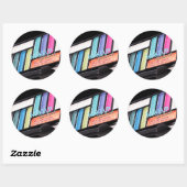 Sticker Palette de maquillage coloré (Feuille)