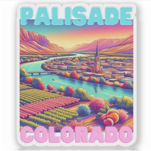 Sticker Palisade Colorado (Devant)
