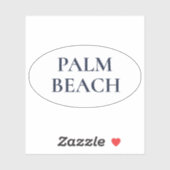 Sticker Palm Beach Préparatoire Côtière (Feuille)