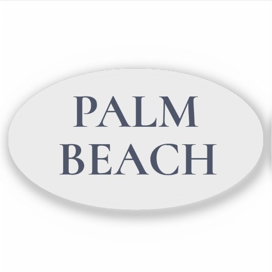 Sticker Palm Beach Préparatoire Côtière (Devant)