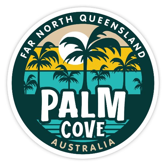 Sticker Palm Cove, Queensland Australie