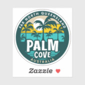 Sticker Palm Cove, Queensland Australie (Feuille)