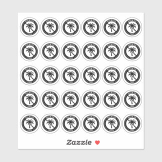 Sticker Palm Oil Free Wedding Place Card Mini Food Allergy