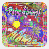 Sticker Palm Springs "Nu Era" (Devant)