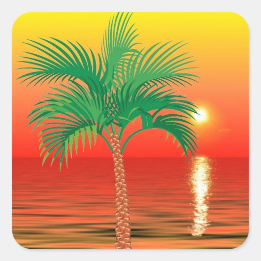 Sticker Palm Tree (Devant)