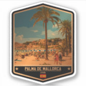 Sticker Palma de Majorque (Devant)