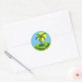 Sticker palmboom Cartoon (Envelop)