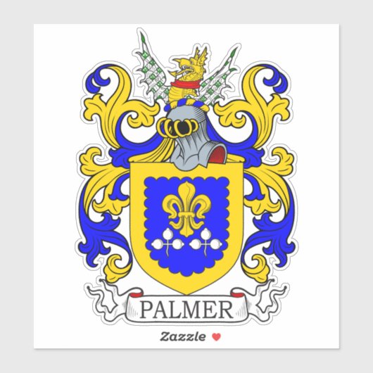 Sticker Palmer Family Crest (Feuille)