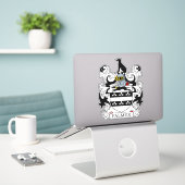 Sticker Palmer Family Crest (Ordinateur portable sur le bureau)