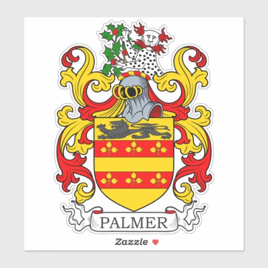 Sticker Palmer Family Crest (Feuille)