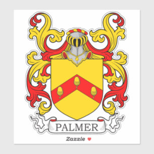 Sticker Palmer Family Crest