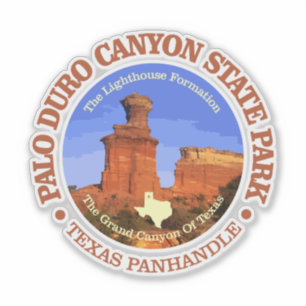 Sticker Palo Duro Canyon SP