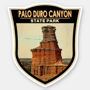 Sticker Palo Duro Canyon State Park Texas Art