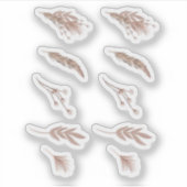 Sticker Pampas à main Planner de blé (Devant)