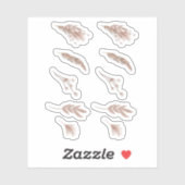 Sticker Pampas à main Planner de blé (Feuille)