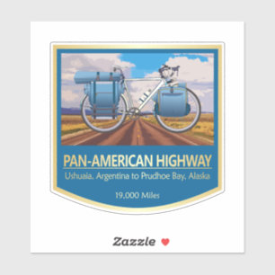 Sticker Pan-American Hwy (bike2)