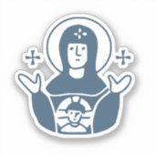 Sticker Panagia Platytera (Recto)