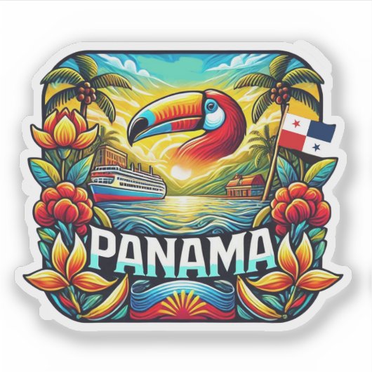 Sticker Panama (Devant)