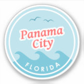 Sticker Panama City Floride (Devant)