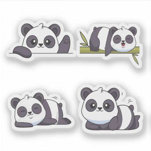 Sticker panda (Devant)